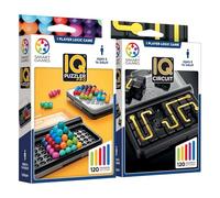 SmartGames - Iq Puzzler Pro + Iq Circuit | Board Games Kids 6 Years Old Or Above | Educational Games 6 Years | Board Games | Puzzles 6 Years