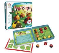 SmartGames - Logibugs, Magnetic Puzzle Game in Tin with 48 Challenges, Ages 6+
