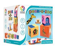SmartGames - Peek-A-Zoo, Preschool Puzzle Game with 48 Challenges, 2+ Years