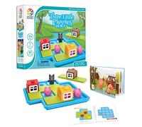 Smart Games - Three Little Piggies Deluxe, Preschool Puzzle Game with 48 Challenges, Picture Story Book Included, 3 - 6 Years