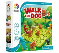 SmartGames Walk The Dog One Player Puzzle Game Comes with 80 Challenges and Solutions For Ages 7+