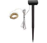 Solar Firefly Solar-Powered Warm White 100 Led Outdoor String Lights