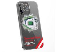 SmartGiftShop Personalised Phone Case Cover Football Team Arsenal Stadium Emirates Customised Water Colour Effect for iPhone 16 15 14 13 12 11 United Range - Any Stadium Any City