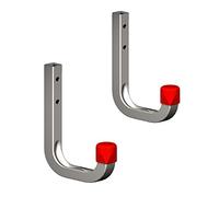 SmartHome 2 x 80mm Storage Wall Hooks 45kg Galvanised Steel, Garages Sheds Ladders & Tools