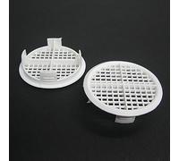 SmartHome 2 x White Vivarium/Caravan 70mm Fine Insect Air Vents