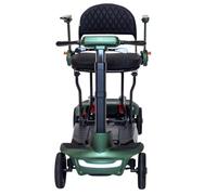 Smarti Plus Automatic Folding Mobility Scooter, Lightweight Travel Scooter with Rear Suspension, Deluxe Padded Seat, NFC Keyless Start, USB-A & USB-C Charging, LED Lights, 4mph, 9 Mile Range