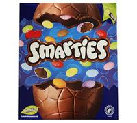 Smarties Easter Egg Chocolate with Candy Coated Chocolate Pieces Large Hollow Milk Chocolate Egg with Colourful Chocolate Sweets Inside Easter Chocolate Gift Treat - ANGIX