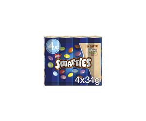 Smarties Hexatube 4x34g