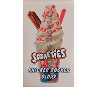 Smarties KBG Whippy Ice Cream Sticker - 16cm high Knickerbocker Glory die cut vinyl decal