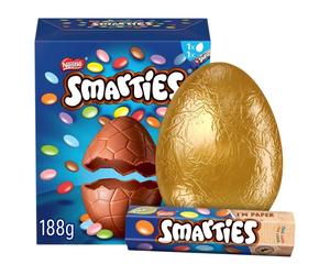 Smarties Milk Chocolate Easter Egg 188G -Easter Chocolate Egg