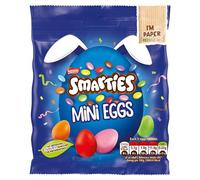 Smarties Milk Chocolate Easter Mini Eggs Sharing Bag, 80g | Pack of 1