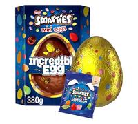 Smarties Milk Chocolate Mini Eggs Incredible Egg, 380g | Pack of 1