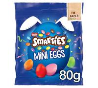 Smarties Milk Chocolate Mini Eggs Pouch, 80g
