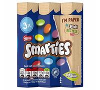 Smarties Milk Chocolate Tube 3 Pack 102g