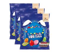 Smarties Mini Eggs 80g x Pack of 3 - Delicious Milk Chocolate Eggs With a Crisp and Colourful Shell - an Eggs Ellent Easter Treat for Kids