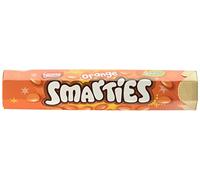 Smarties Orange Giant Tube | 120g of Orange Flavoured Milk Chocolate Sweets in Crisp Sugar Shells | Festive Treats for Sharing, Stocking Fillers & Holiday Gifting