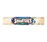 Smarties White Chocolate Giant Tube 120g, Sweets In A Crisp Sugar Shell, Christmas Gift
