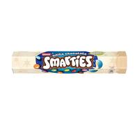 Smarties White Chocolate Giant Tube 120g, Sweets In A Crisp Sugar Shell