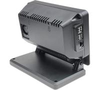 SmartiPi Touch Pro 2 - Case for The Official Raspberry Pi 7" Touchscreen Display - with Cooling Fan and External Micro SD Card Access (Large)