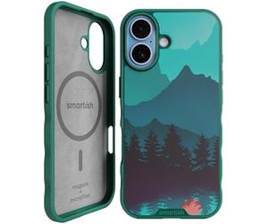 Smartish Gripmunk MagSafe Case for iPhone 2025, Magnetic, Thin, Lightweight and Protective, Slim Grip Case with Microfiber Lining for Apple iPhone 2025, Moving Mountains