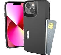 Smartish iPhone 13 Mini Wallet Case - Wallet Slayer Vol. 1 [Slim + Protective] Credit Card Holder - Black Tie Affair