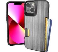Smartish® iPhone 13 mini Wallet Case - Wallet Slayer Vol. 1 [Slim + Protective] Credit Card Holder - Drop Tested Hidden Card Slot Cover Compatible with Apple iPhone 13 mini - Graspin' Aspen