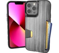 Smartish® iPhone 13 Pro Max Wallet Case - Wallet Slayer Vol. 1 [Slim + Protective] Credit Card Holder - Drop Tested Hidden Card Slot Cover Compatible with Apple iPhone 13 Pro Max - Graspin' Aspen
