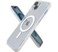 Smartish iPhone 15 Plus Slim Case - Gripmunk Compatible with MagSafe [Lightweight + Protective] Thin Grip Magnetic Cover with Microfiber Lining - Clearly Clear