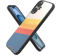 Smartish® iPhone 16 Magnetic Case - Gripmunk Compatible with MagSafe [Lightweight + Protective] Slim & Thin Grip Cover with Microfiber Lining for Apple iPhone 16 - Striped Up