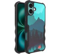 Smartish® iPhone 16 Plus Protective Magnetic Case - Gripzilla Compatible with MagSafe [Rugged + Tough] Heavy Duty Armor Slim Cover w/Drop Tested Protection for Apple iPhone 16 Plus - Moving Mountains