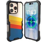 Smartish iPhone 16 Pro Case MagSafe, Gripzilla, Heavy Duty Grip, Stripes