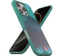 Smartish® iPhone 16 Pro Magnetic Case - Gripmunk Compatible with MagSafe [Lightweight + Protective] Slim & Thin Grip Cover with Microfiber Lining for Apple iPhone 16 Pro - Moving Mountains