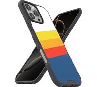 Smartish® iPhone 16 Pro Max Magnetic Case - Gripmunk Compatible with MagSafe [Lightweight + Protective] Slim & Thin Grip Cover with Microfiber Lining for Apple iPhone 16 Pro Max - Striped Up