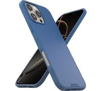 Smartish® iPhone 16 Pro Max Magnetic Case - Gripmunk Compatible with MagSafe [Lightweight + Protective] Slim & Thin Grip Cover with Microfiber Lining for Apple iPhone 16 Pro Max - Blues on The Green