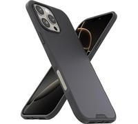 Smartish® iPhone 16 Pro Max MagSafe Case - Gripmunk Magnetic Slim Case [Lightweight + Protective] Thin Grip Cover with Microfiber Lining for Apple iPhone 16 Pro Max - Black Tie Affair