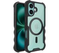 Smartish® iPhone 16 Protective Magnetic Case - Gripzilla Compatible with MagSafe [Rugged + Tough] Heavy Duty Grip Armored Slim Cover w/Drop Tested Protection for Apple iPhone 16 - Clearly Black