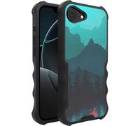 Smartish® iPhone 16e Protective MagSafe Case - Gripzilla [Rugged + Tough] Magnetic Heavy Duty Grip Armored Slim Cover w/Drop Tested Protection for Apple iPhone 16e 2025 - Moving Mountains
