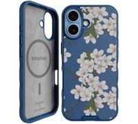 Smartish® iPhone 17 MagSafe Case - Gripmunk Magnetic Slim Case [Lightweight + Protective] Thin Grip Cover with Microfiber Lining for Apple iPhone 17 - Very Cherry Blossom