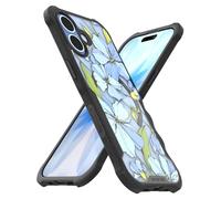 Smartish® iPhone 17 MagSafe Case - Gripzilla Protective Magnetic Case for Men [Rugged + Tough] Military Grade Heavy Duty Grip Armor - Drop Tested for Apple iPhone 17 - Blue Blossoms