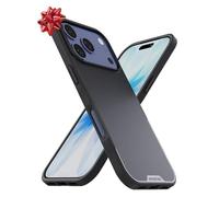 Smartish® iPhone 17 Pro MagSafe Case - Gripmunk Magnetic Slim Case [Lightweight + Protective] Thin Grip Cover with Microfiber Lining for Apple iPhone 17 Pro - Black Tie Affair