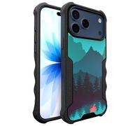 Smartish® iPhone 17 Pro MagSafe Case - Gripzilla Protective Magnetic Case for Men [Rugged + Tough] Military Grade Heavy Duty Grip Armor - Drop Tested for iPhone 17 Pro - Moving Mountains