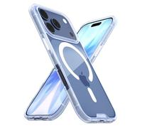 Smartish® iPhone 17 Pro MagSafe Clear Case - Gripmunk Magnetic Slim Case [Lightweight + Protective] Anti-Yellowing Thin Grip Clear Cover for Apple iPhone 17 Pro - Clearly Clear