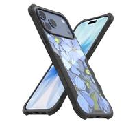 Smartish® iPhone 17 Pro Max MagSafe Case - Gripzilla Protective Magnetic Case for Men [Rugged + Tough] Military Grade Heavy Duty Grip Armor - Drop Tested for Apple iPhone 17 Pro Max - Blue Blossoms