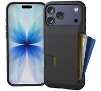 Smartish® iPhone 17 Pro Max Wallet Case - Wallet Slayer Vol. 1 [Slim + Protective] Credit Card Holder - Drop Tested Flip Hidden Card Slot Cover for Apple iPhone 17 Pro Max - Black Tie Affair