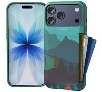 Smartish® iPhone 17 Pro Max Wallet Case - Wallet Slayer Vol. 1 [Slim + Protective] Credit Card Holder - Drop Tested Flip Hidden Card Slot Cover for Apple iPhone 17 Pro Max - Moving Mountains