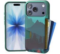 Smartish® iPhone 17 Pro Wallet Case - Wallet Slayer Vol. 1 [Slim + Protective] Credit Card Holder - Drop Tested Flip Hidden Card Slot Cover for Apple iPhone 17 Pro - Moving Mountains