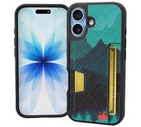 Smartish® iPhone 17 Wallet Case - Wallet Slayer Vol. 2 [Slim + Protective] Credit Card Holder w/Kickstand - Drop Tested Hidden Card Slot Cover for Apple iPhone 17 - Moving Mountains