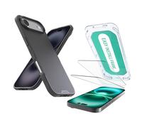 Smartish® iPhone Air MagSafe Case + Screen Protector - Magnetic Slim Case - Protective Thin Grip Cover + 2-Pack Tempered Glass Screen Protectors for Apple iPhone Air - Black Tie Affair