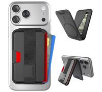 Smartish iPhone MagSafe Wallet - Detachable Magnetic Card Holder, Black Tie Affair, Flip - Grip & Kickstand, Side Hustle Flip