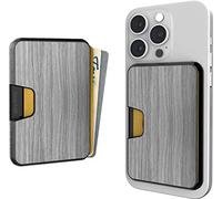 Smartish iPhone MagSafe Wallet - Side Hustle Hard Shell - Slim Detachable Magnetic Card Holder - Holds 3 Cards + Cash for Apple iPhone 17/16/15/14/13/12 - Graspin' Aspen